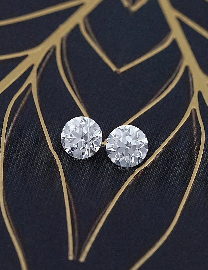 Paired Old European Round Lab Diamond -1.00 TCW Lab Grown Diamond