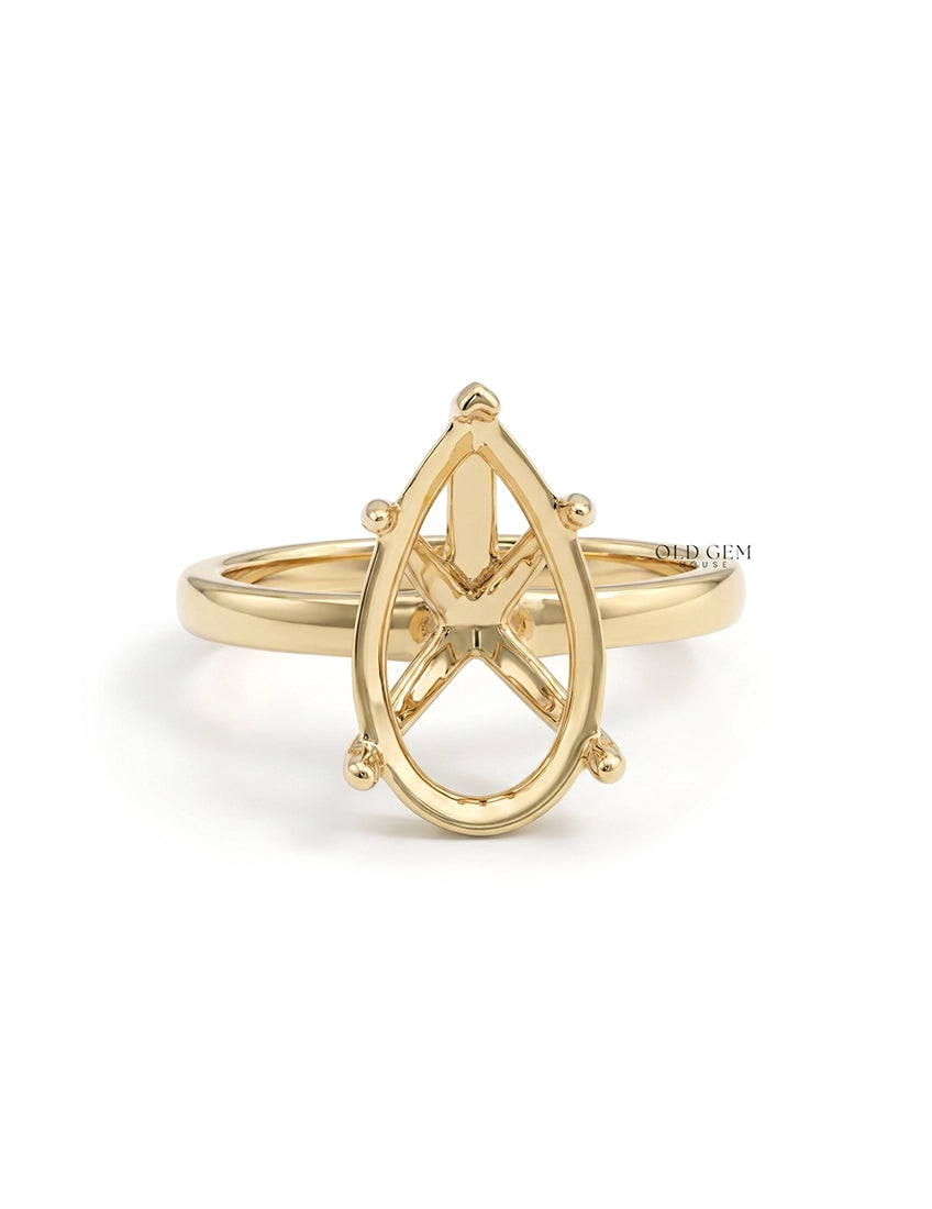 Pear Shape Semi Mount Engagement Ring Engagement Ring