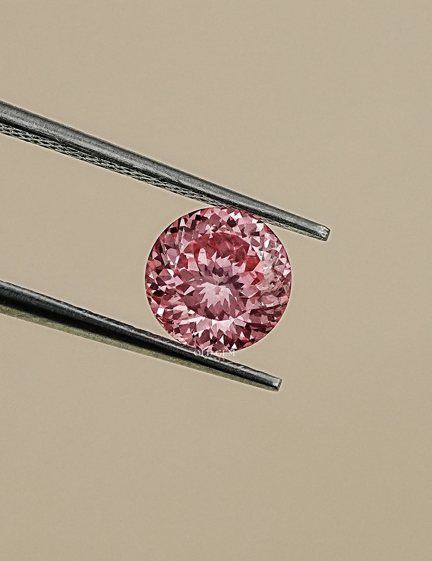 Fancy Vivid Pink Portuguese Cut Lab Diamond Loose