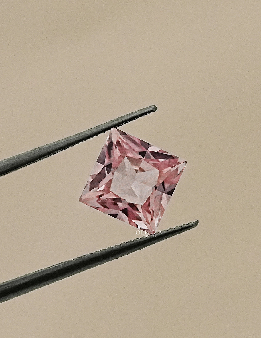 Pink Princess Cut Loose Gemstone Gemstone