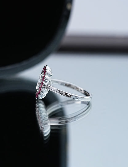 Old Mine Oval Halo Ring