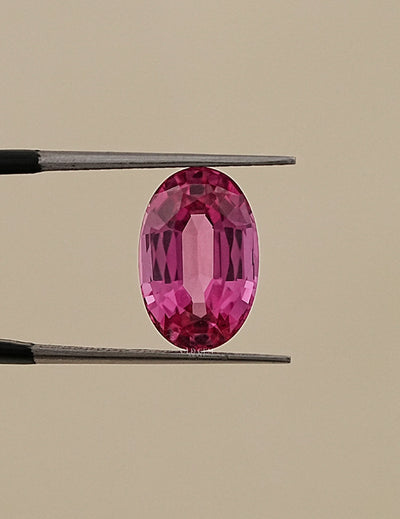 Oval Shape Pink Loose Gemstone