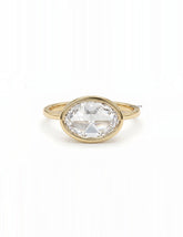 3 CT Soft Faceted Oval Solo Diamond Border Set Ring Engagement Ring