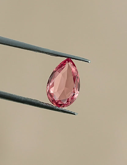 Pink Pear Cut Lab Loose Gemstone Gemstone