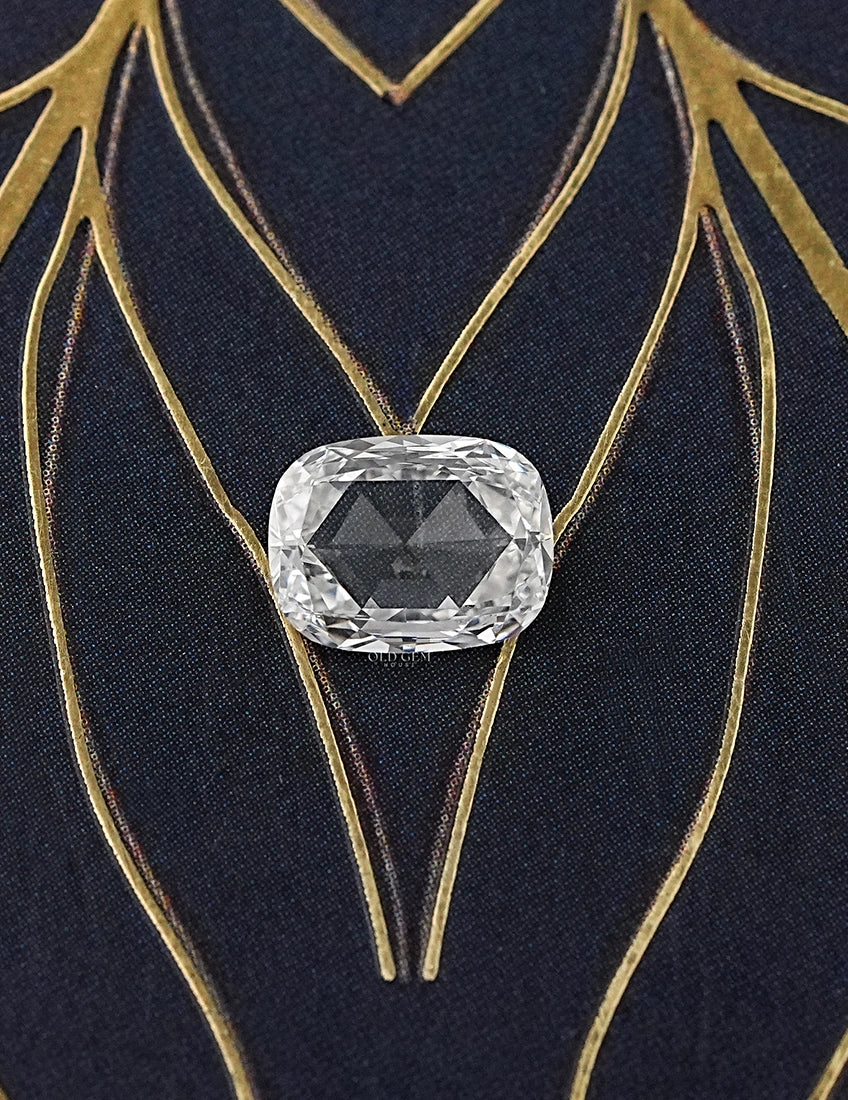 Rose Cut Cushion Lab Diamond Lab Grown Diamond