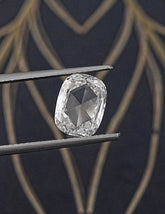 1.60 Carat Rose Cut Cushion Lab Diamond Lab Grown Diamond