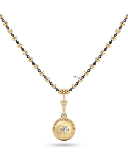 Round Cut Lab Diamond Ball Chain Necklace Necklaces
