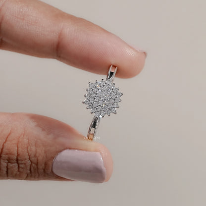 Cluster Lab Diamond Anniversary Ring