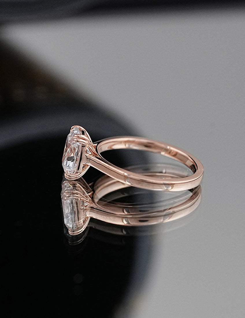 Old Mine Cushion Cut Ring