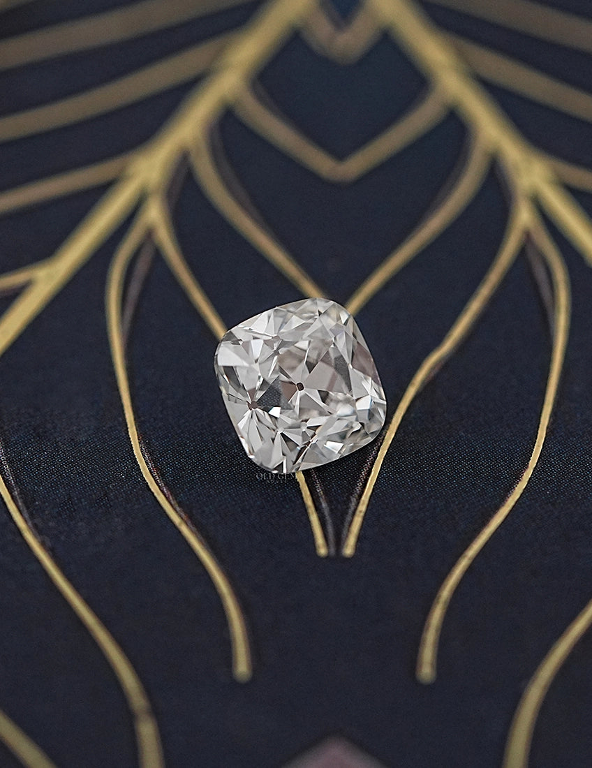 Old Mine Cut Square Cushion Loose Diamond Lab Grown Diamond