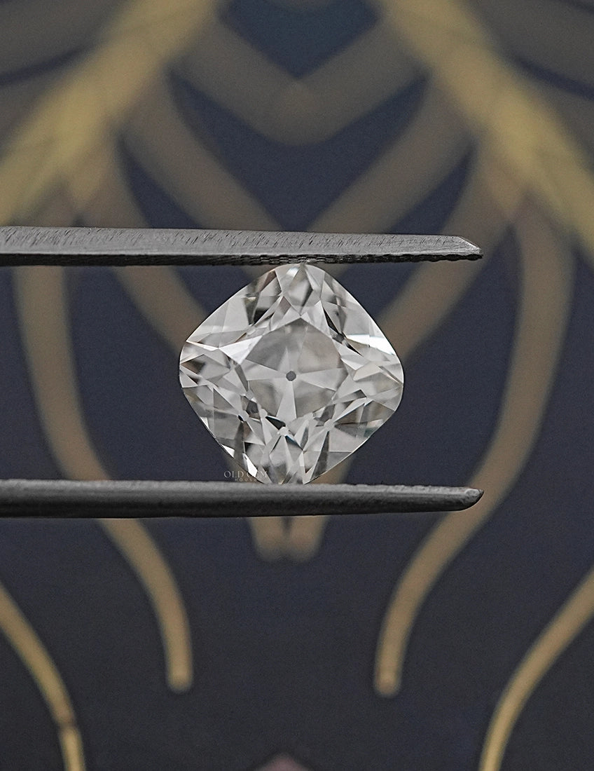 Old Mine Cut Square Cushion Loose Diamond Lab Grown Diamond