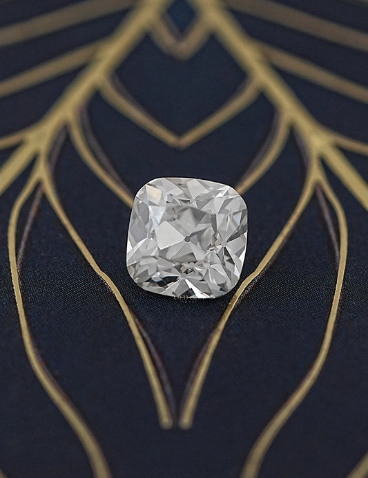 Old Mine Cut Square Cushion Loose Diamond Lab Grown Diamond