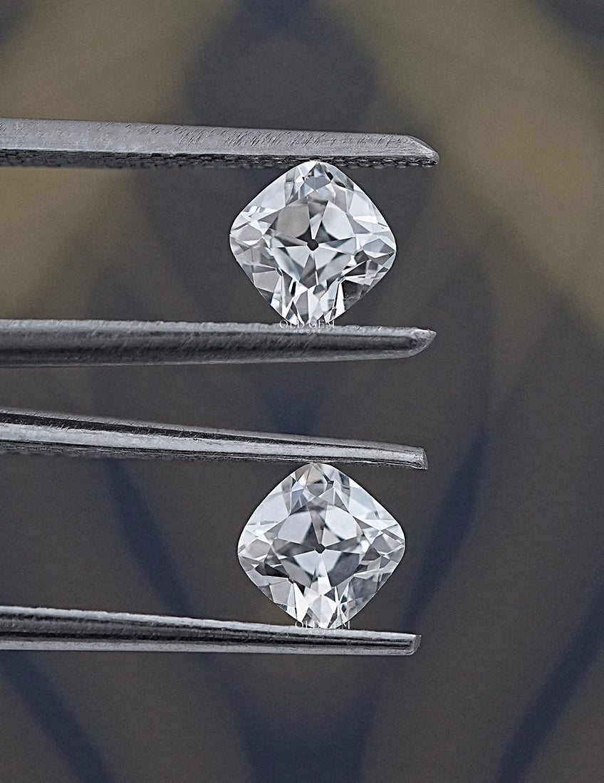 Square Old Mine Cushion Lab Loose Matching Pair Lab Grown Diamond