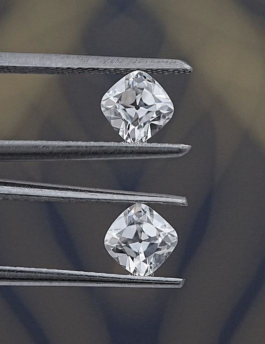 Square Old Mine Cushion Lab Loose Matching Pair Lab Grown Diamond