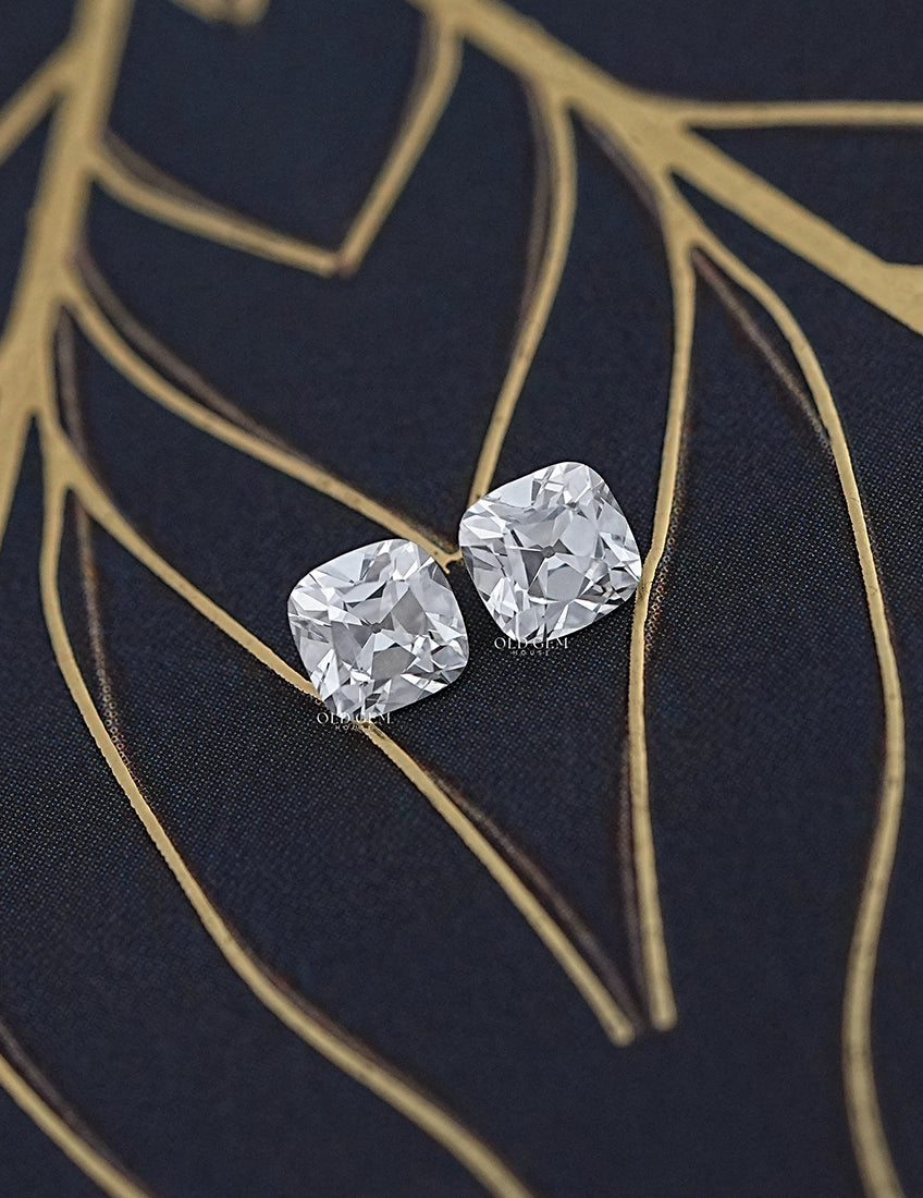 Square Old Mine Cushion Lab Loose Matching Pair Lab Grown Diamond