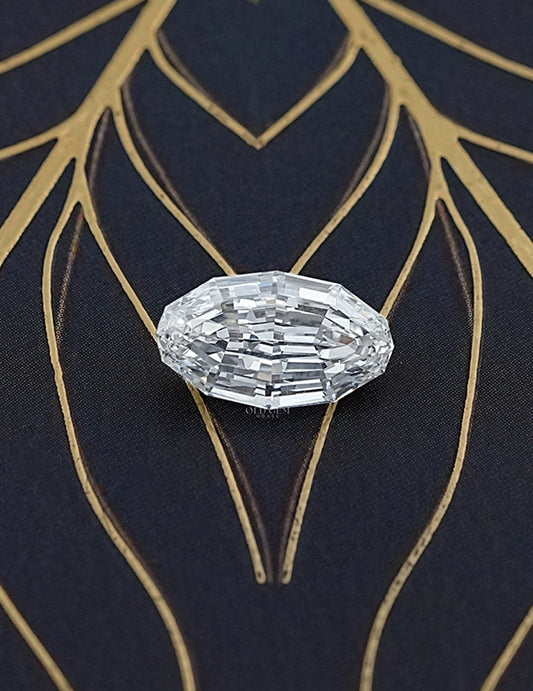 Step Cut Oval Lab Grown Loose Diamond Lab Grown Diamond