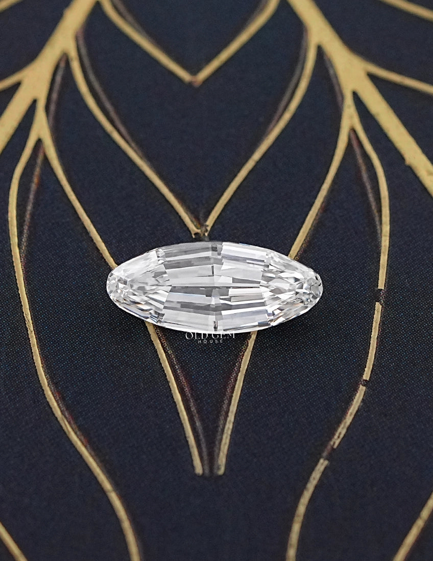 Step Cut Oval Lab Grown Diamond - IGI Certified Lab Grown Diamond