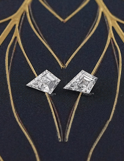 Step Cut Kite Lab Grown Loose Diamond