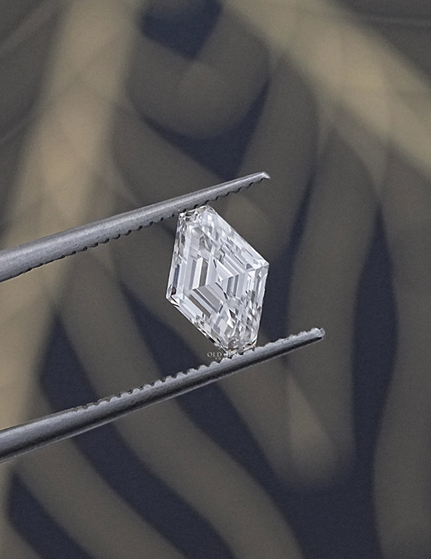 Step Cut Lozenge Lab Diamond Lab Grown Diamond
