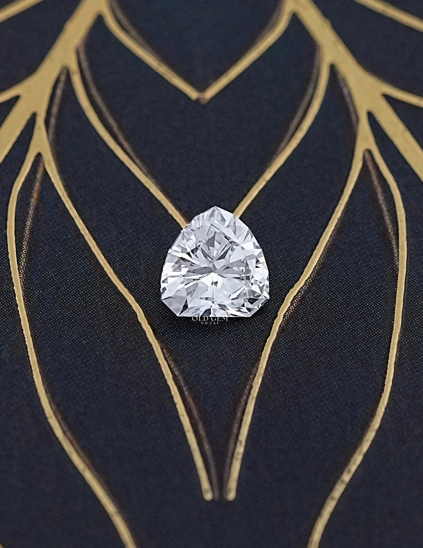 Step Cut Trillion Shape Lab Grown Diamond