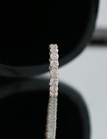 Old European Round Eternity Band