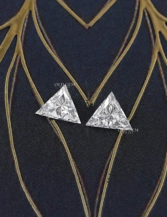 Triangle Cut Lab Grown Diamond Matching Pair Lab Grown Diamond