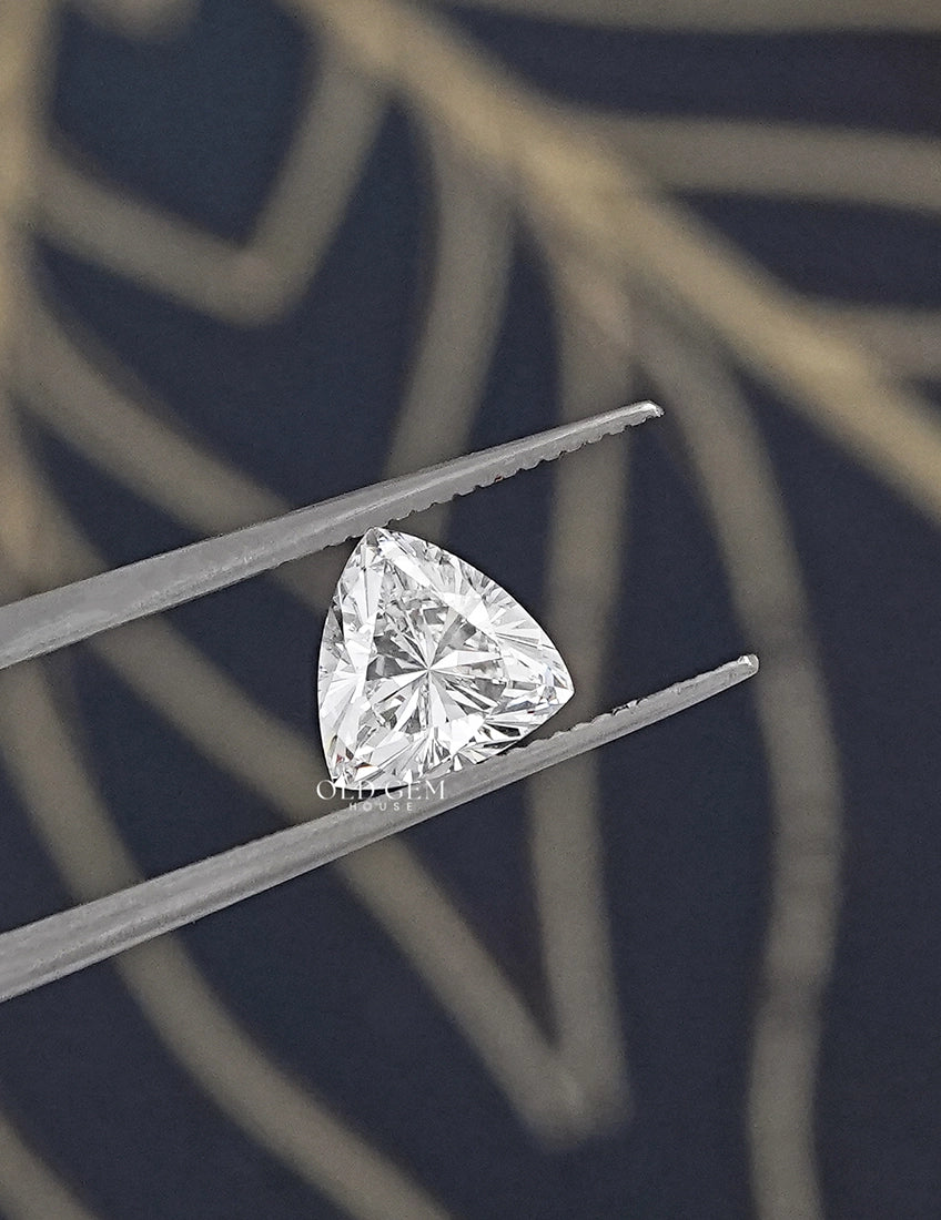 Antique Trillion Shape Lab Grown Diamond