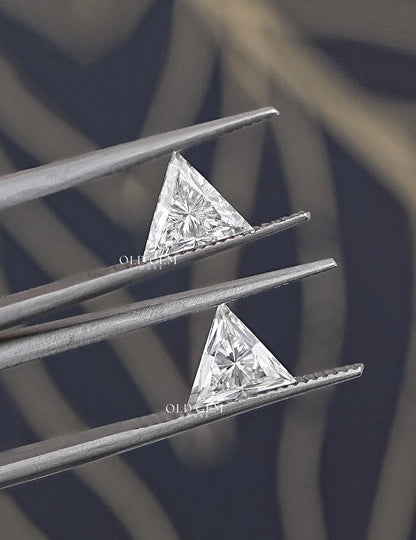 Triangle Cut Lab Grown Diamond Pair
