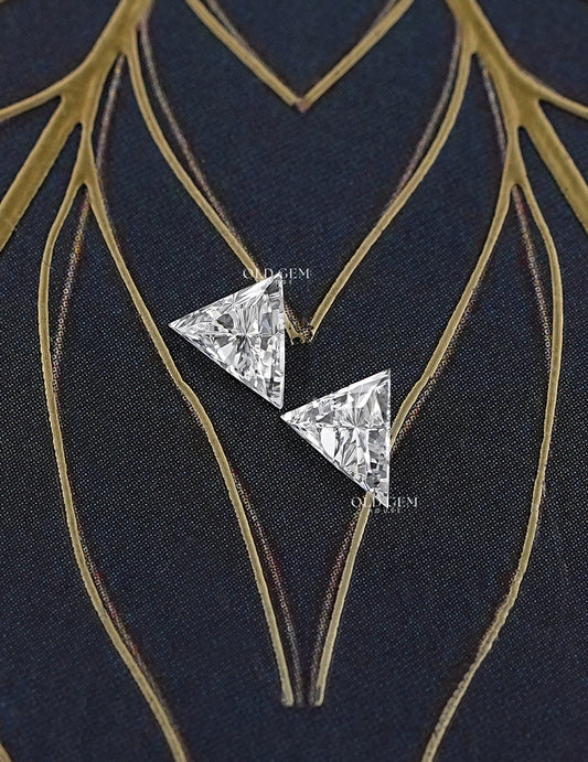 Triangle Cut Lab Grown Diamond Pair