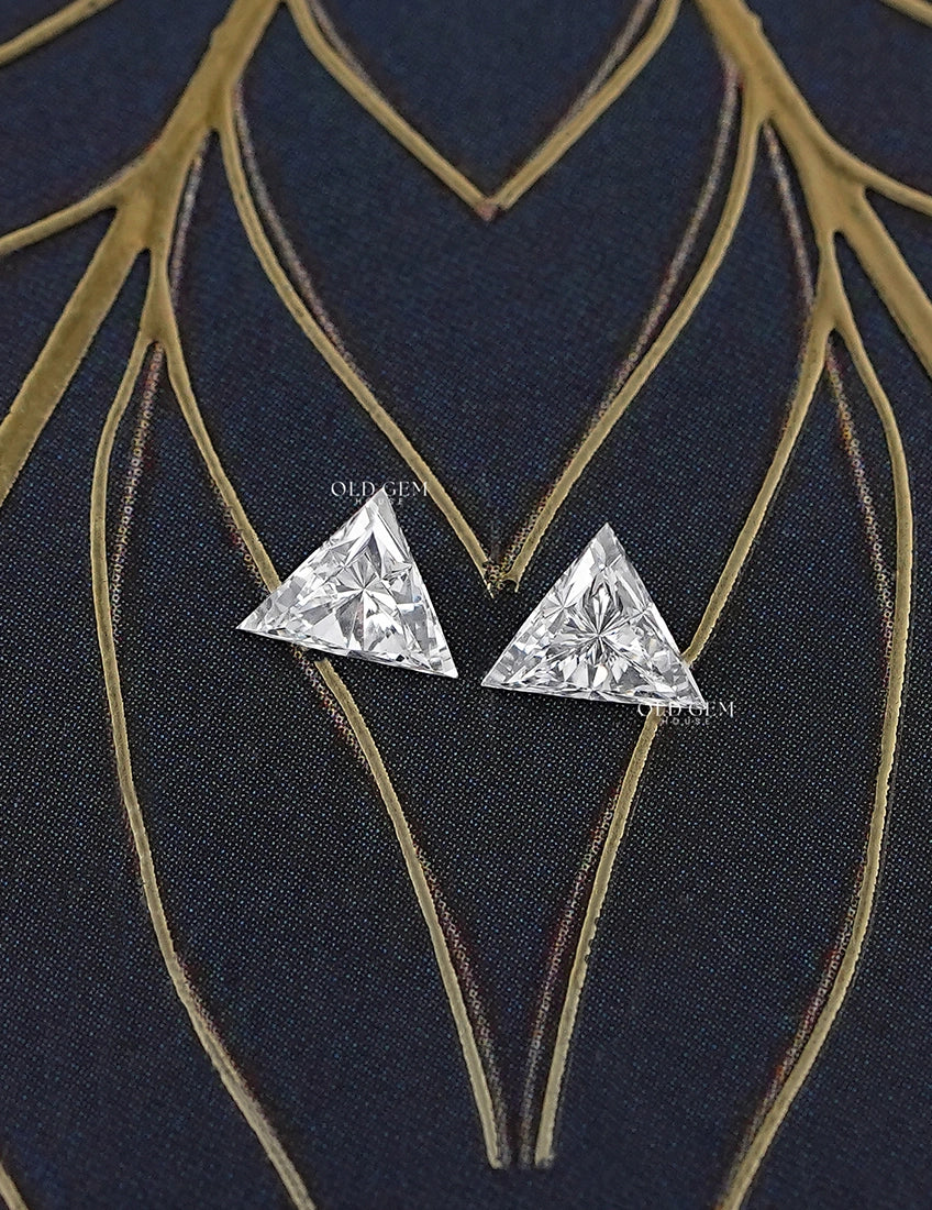 Triangle Cut Lab Grown Diamond Pair