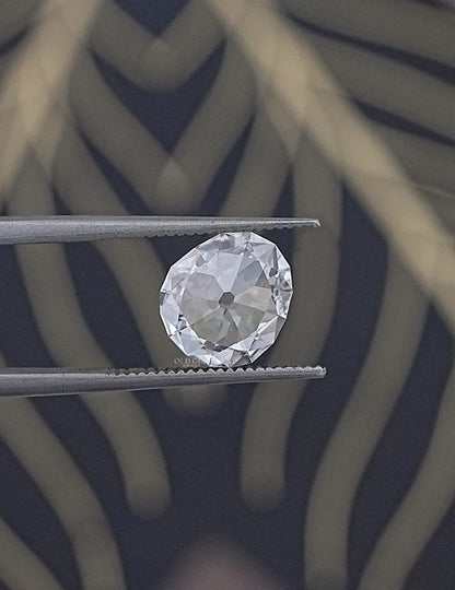 Rose Cut Old Mine Oval Loose Diamond
