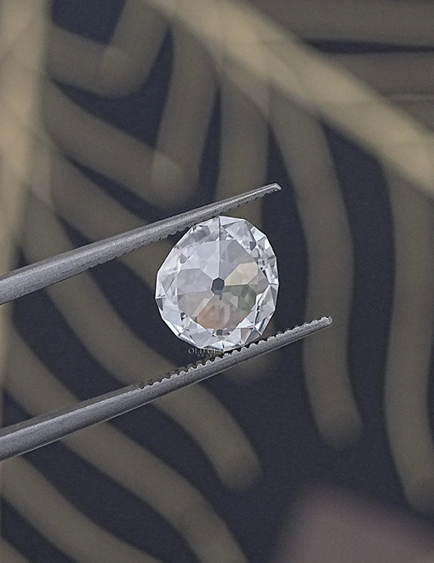 Rose Cut Old Mine Oval Loose Diamond