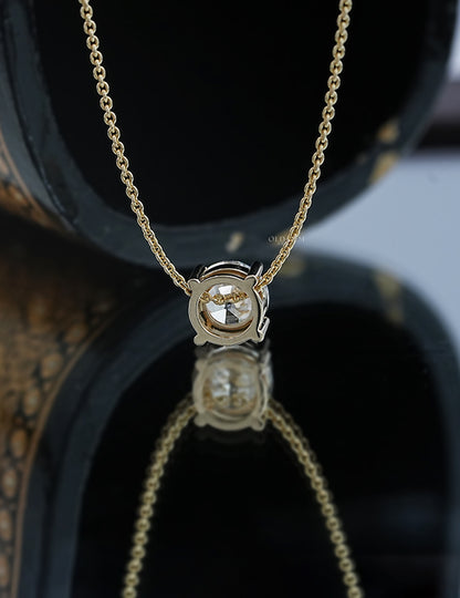 Solitaire Old European Round Cut Pendant