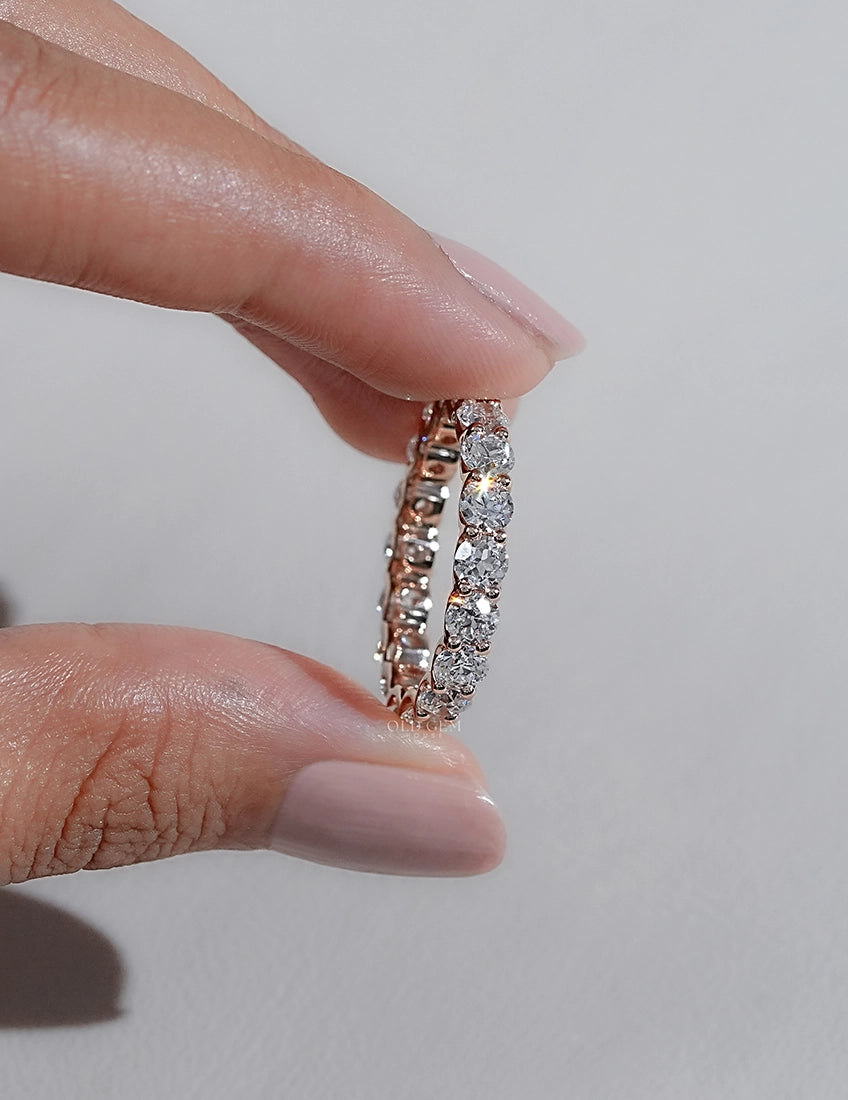 Old European Round Eternity Band