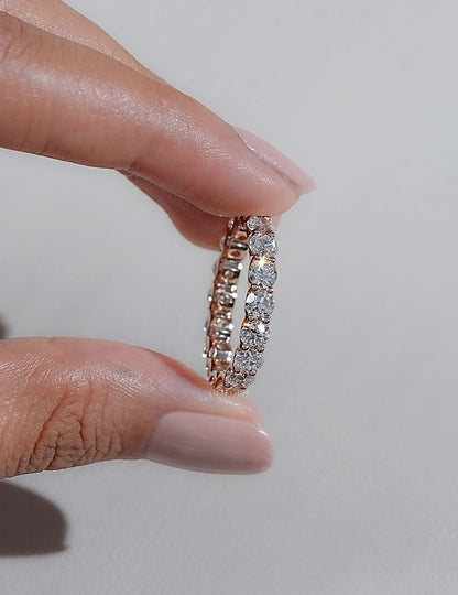 Old European Round Eternity Band