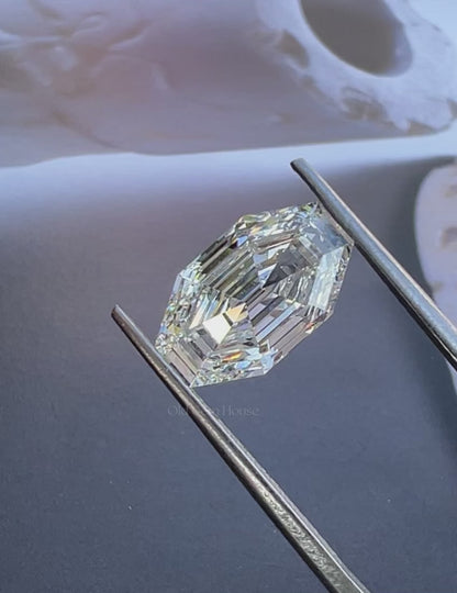 Old Mine Emerald-Octagon Lab Diamond -- 3.20 Ct