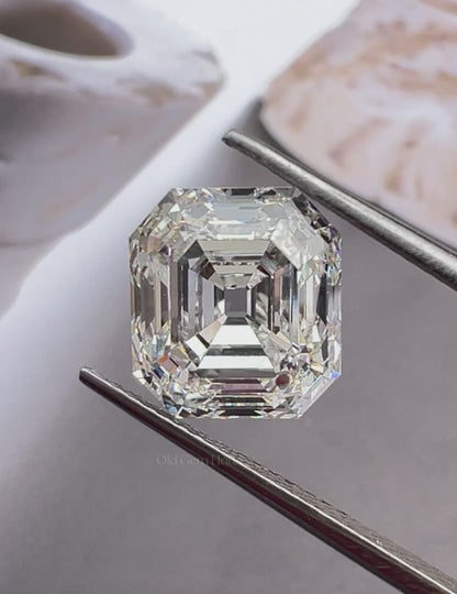 Old Mine Asscher Lab Diamond -- 6.15 Ct
