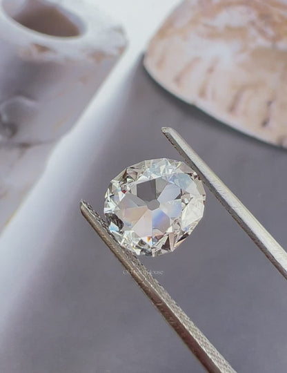 Rose Cut Old Mine Oval Loose Diamond