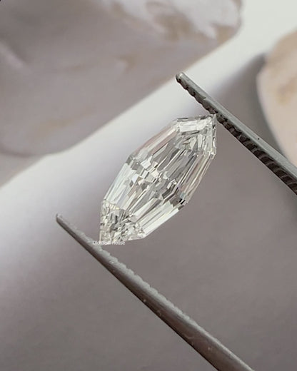 Step Cut Marquise Lab Grown Diamond
