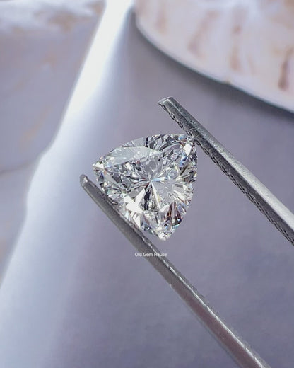 Antique Trillion Shape Lab Grown Diamond