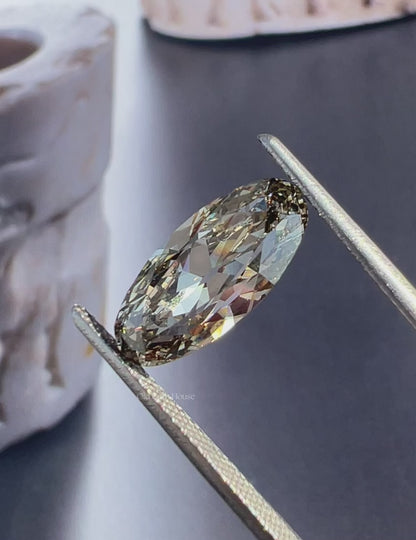 Old Mine Gray Moval Lab Diamond